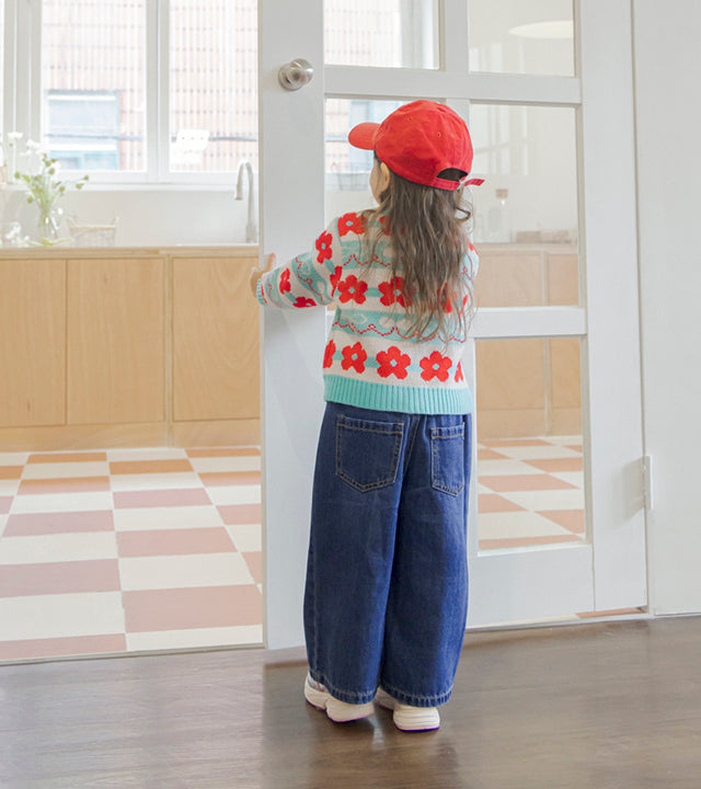 I LOVE J Diero denim pleated pants