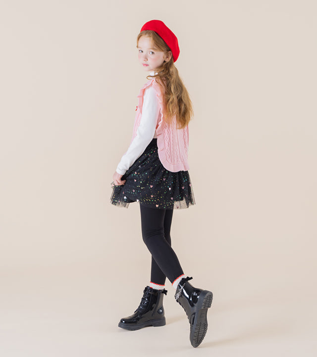 I LOVE J Lumir frill knit vest