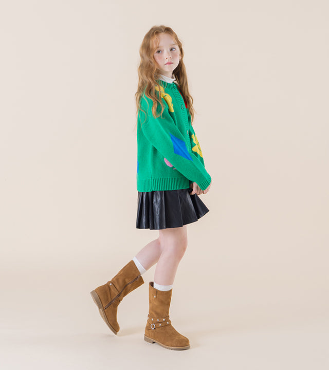 I LOVE J Nesda jacquard cardigan
