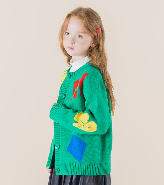 I LOVE J Nesda jacquard cardigan