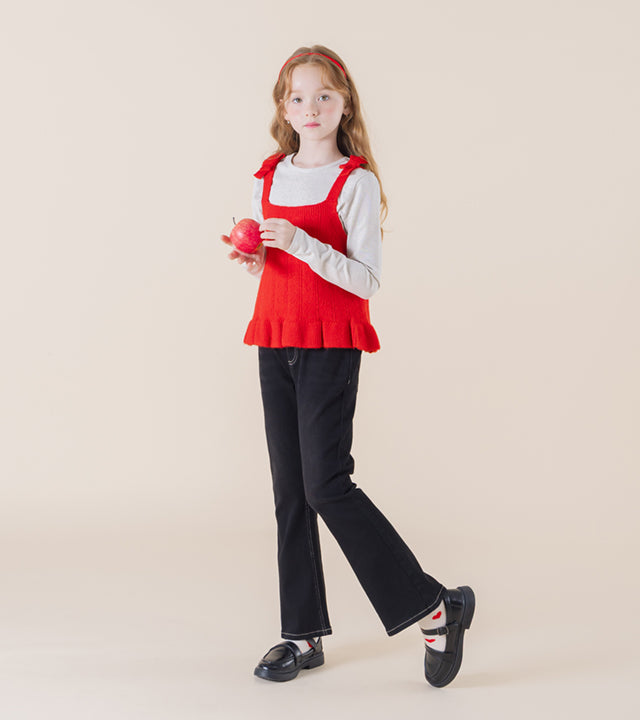 I LOVE J Seydin frill knit vest
