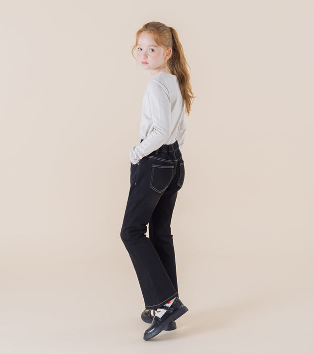 I LOVE J Lean denim bootcut pants