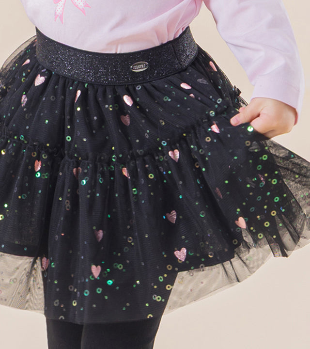 I LOVE J Benes tulle skirt leggings
