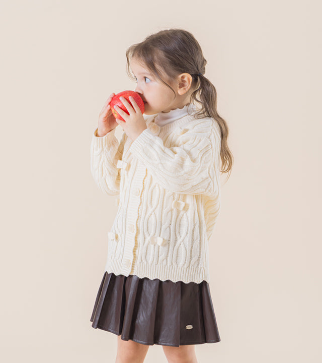 I LOVE J Betir cable knit cardigan