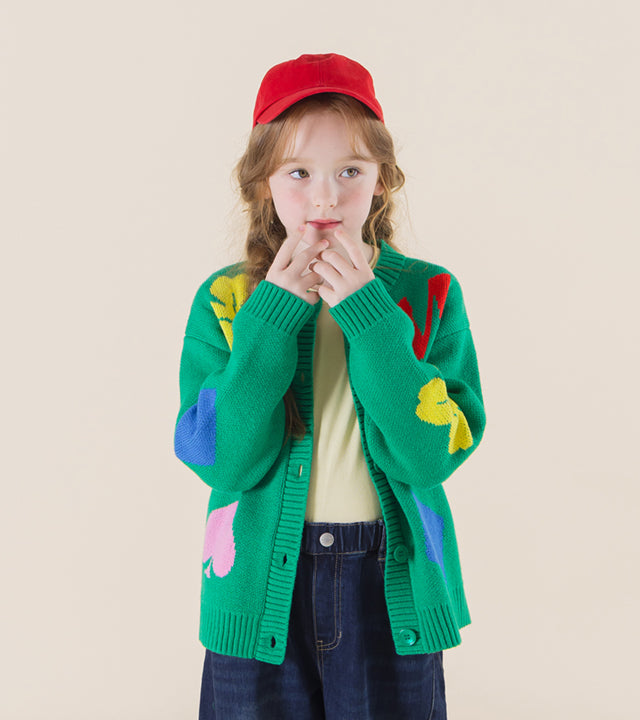 I LOVE J Nesda jacquard cardigan