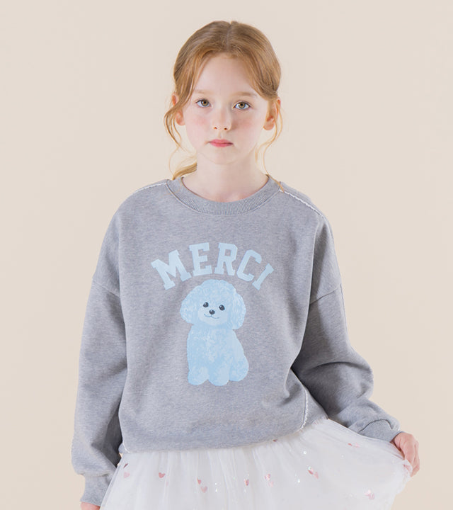 I LOVE J Messi dog lace sweatshirt