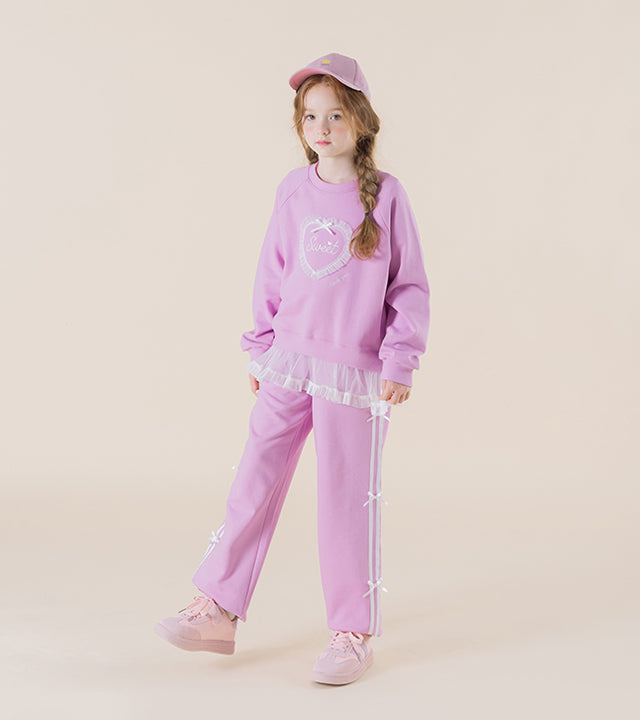 I LOVE J Vailo frill sweatshirt