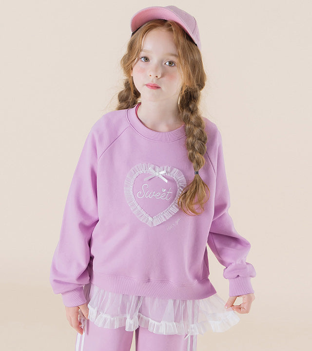 I LOVE J Vailo frill sweatshirt