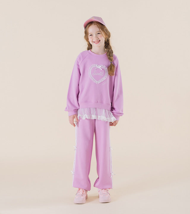 I LOVE J Veilo ribbon jogger pants