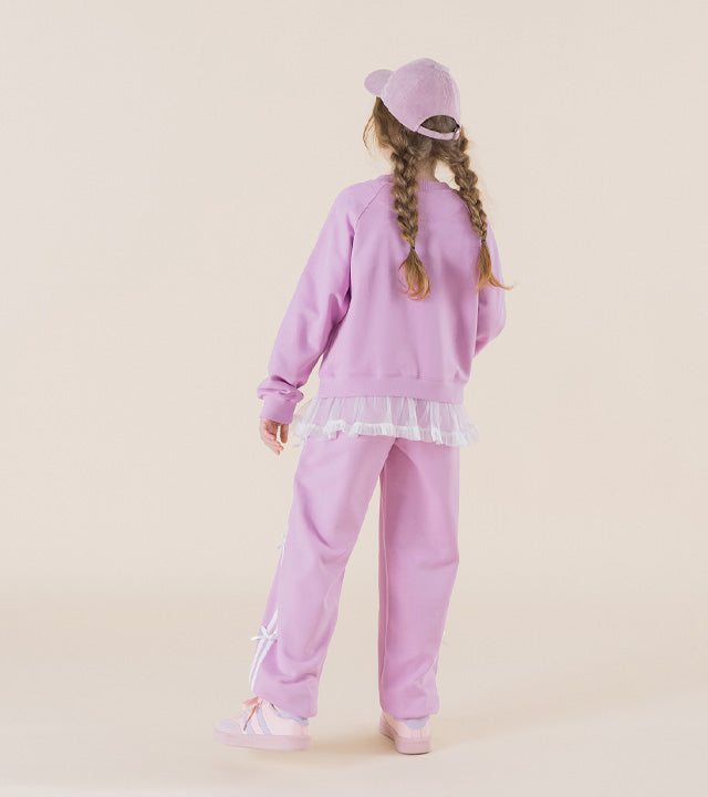 I LOVE J Veilo ribbon jogger pants