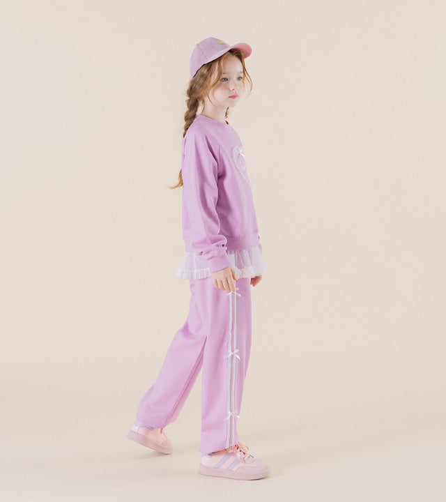 I LOVE J Vailo frill sweatshirt