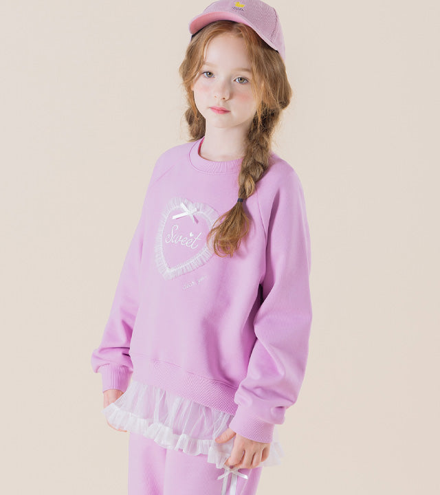 I LOVE J Vailo frill sweatshirt
