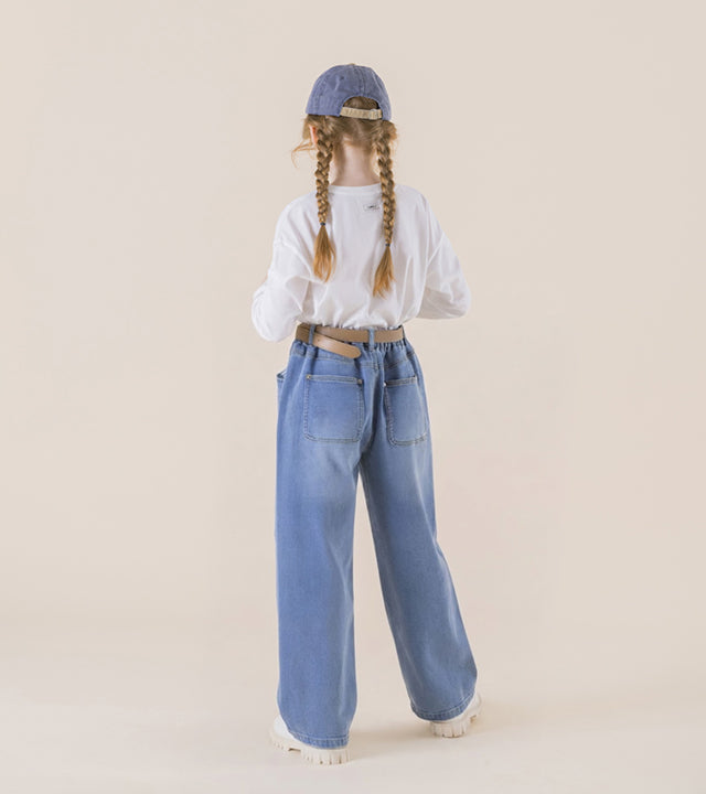 I LOVE J Denim wide pants