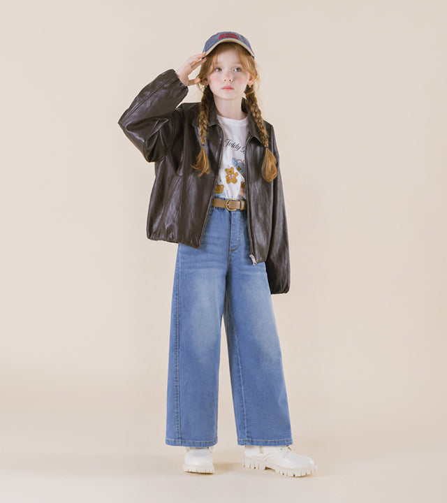 I LOVE J Denim wide pants