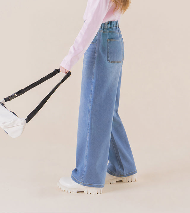I LOVE J Denim wide pants