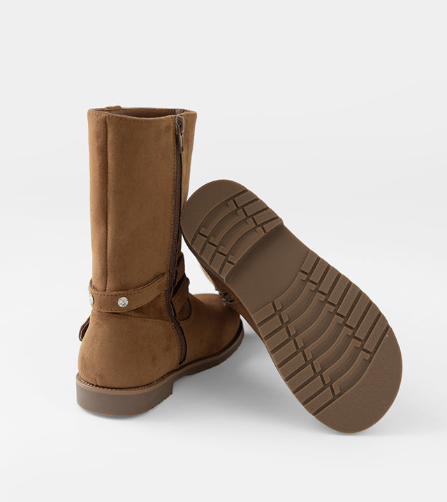 I LOVE J Mate suede middle boots