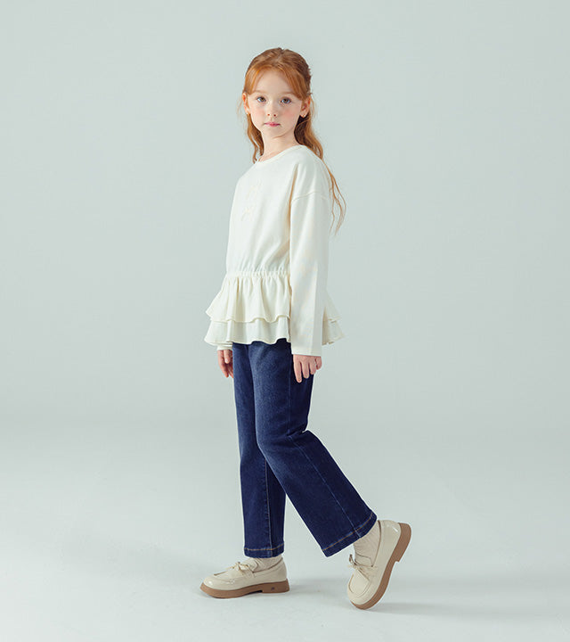 I LOVE J Jenin ribbon frill top