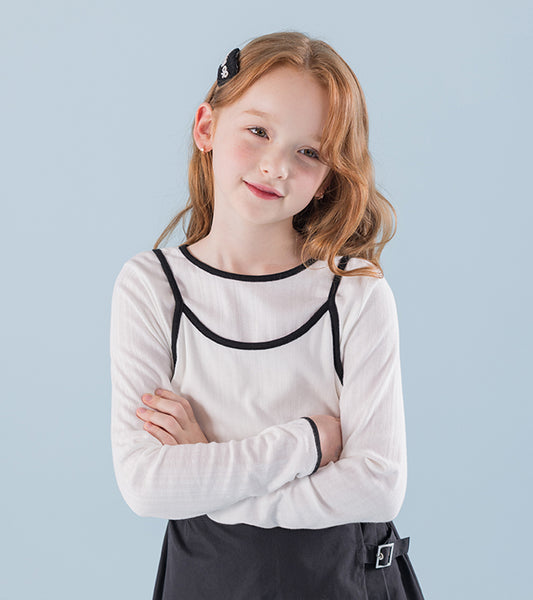 I LOVE J Neel layered top