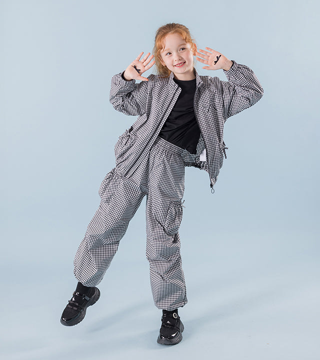 I LOVE J Ribbon windbreaker jacket