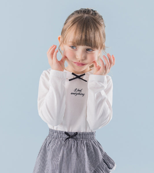 I LOVE J Libro crop collar top