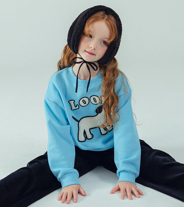 I LOVE J Look doggy boucle mtm (Fleece inside)