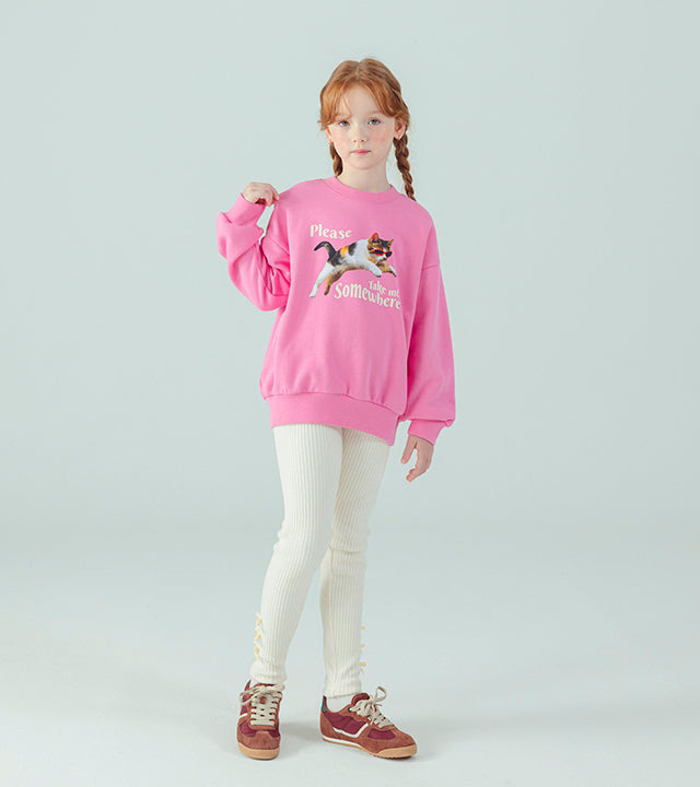 I LOVE J Triple ribbon leggings