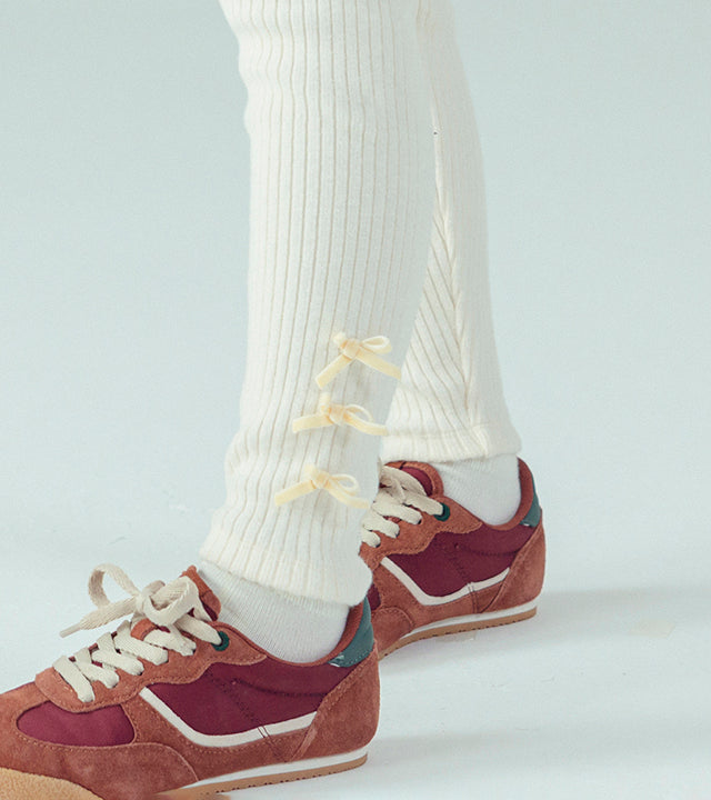 I LOVE J Triple ribbon leggings