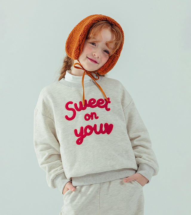 I LOVE J Sweet on you fleece mtm