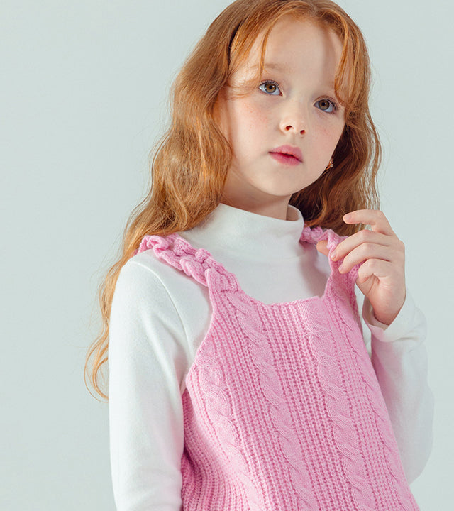 I LOVE J Crop knit bustier top