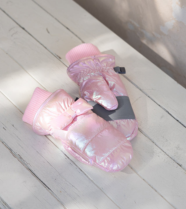 I LOVE J Aurora ribbon mitten