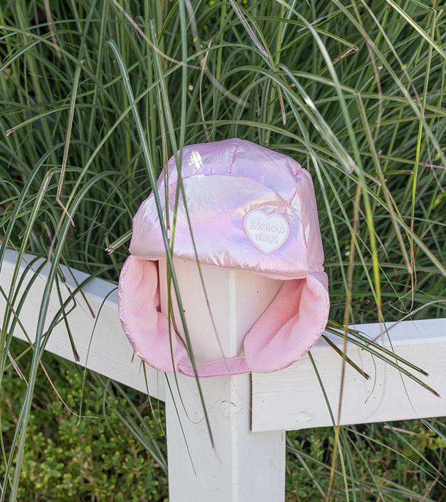 I LOVE J Mellow day padding earmuff hat