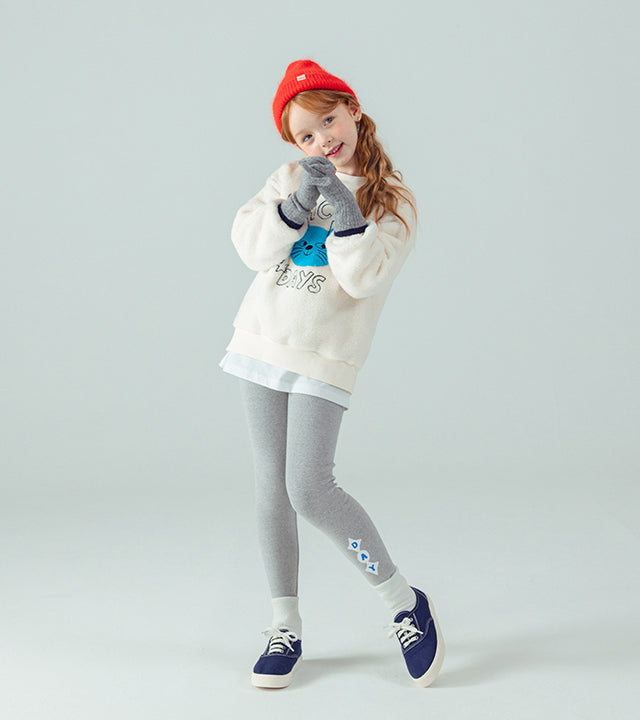 I LOVE J Day fleece leggings