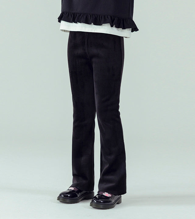 I LOVE J Fleece bootcut leggings