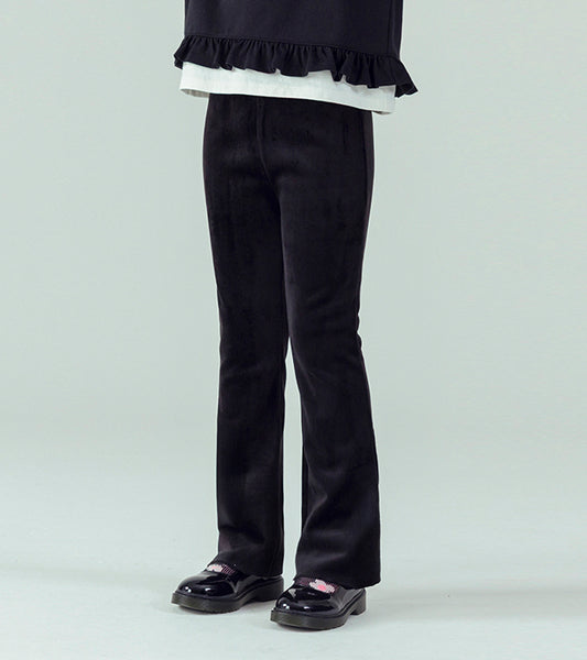 I LOVE J Fleece bootcut leggings