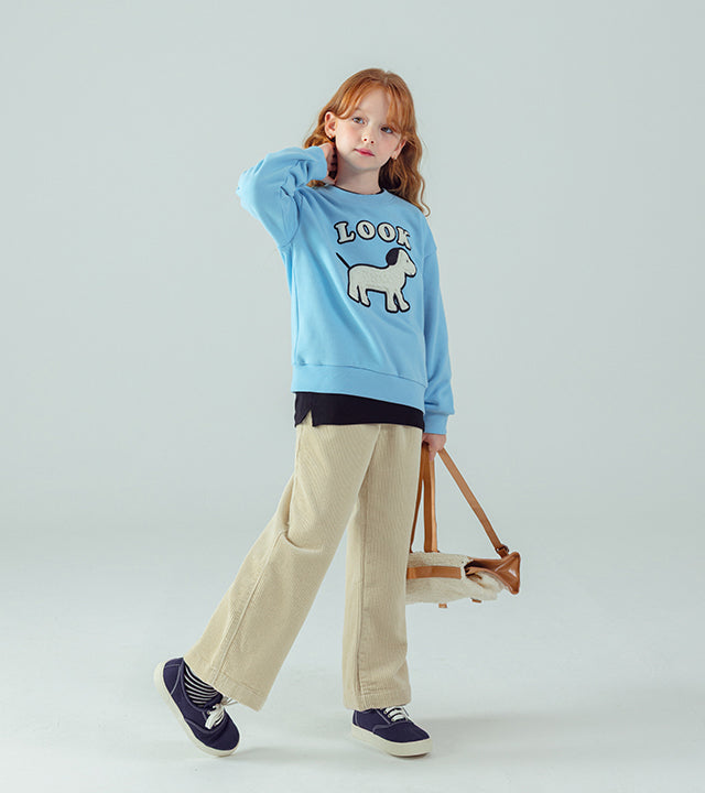 I LOVE J Look doggy boucle mtm (Fleece inside)