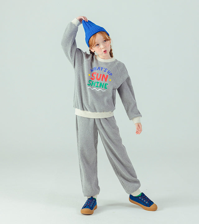 I LOVE J Whats up sunshine fleece 2pc set