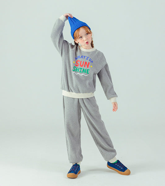 I LOVE J Whats up sunshine fleece 2pc set