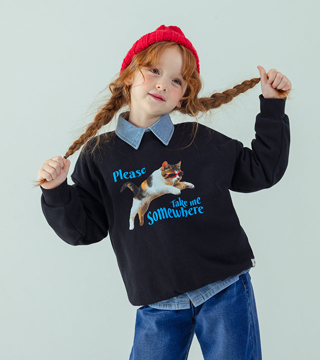 I LOVE J Cat fleece mtm