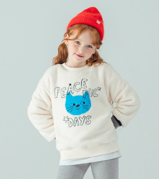 I LOVE J Peaceful day fleece mtm