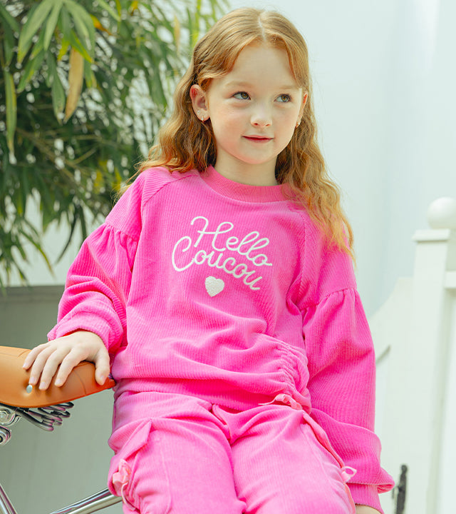 I LOVE J Hello coucou velour mtm