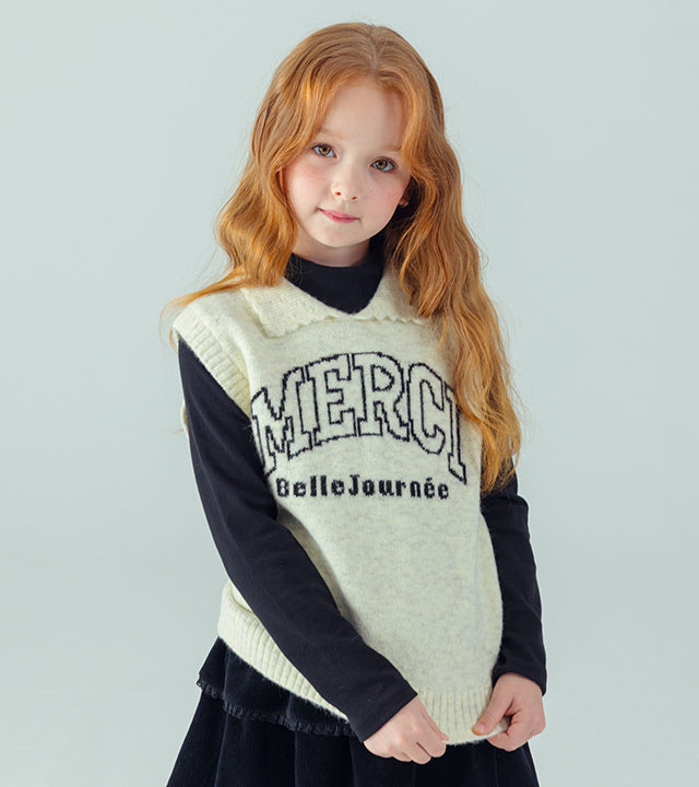 I LOVE J Merci knit vest
