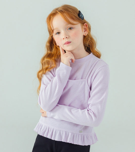 I LOVE J Shirring bustier top