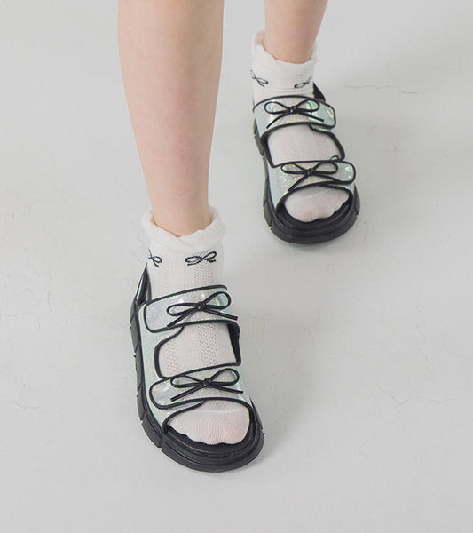 I LOVE J munua ribbon sandal