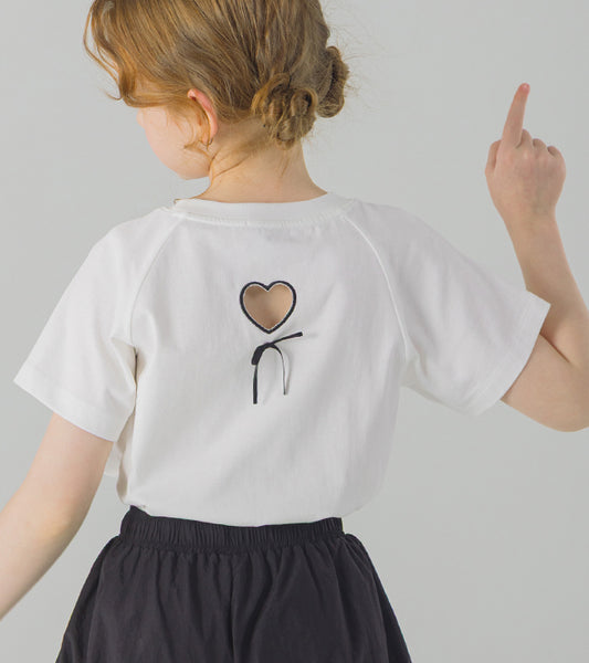 I LOVE J tebel cut-out top