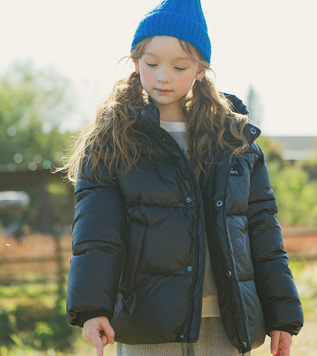 I LOVE J Oui merci solarball padding hoodie jacket