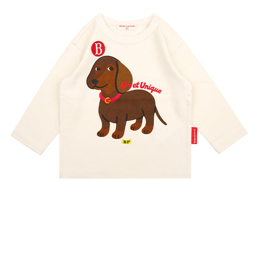 BEBE DE PINO Dachshund baby long sleeve tee