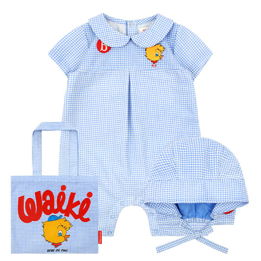 BEBE DE PINO Waiki newborn check overall set