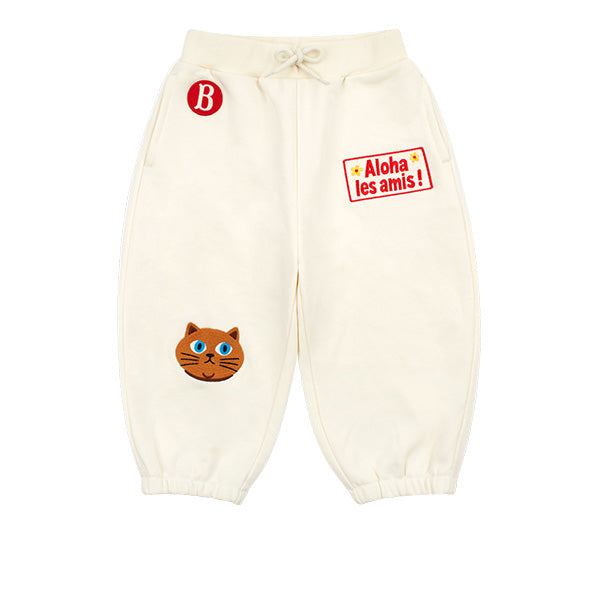 BEBE DE PINO Aloha cat baby sweatpants