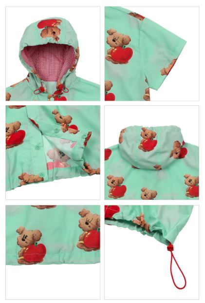 BEBEBEBE 1st summer pre order Apple puppy pattern SET