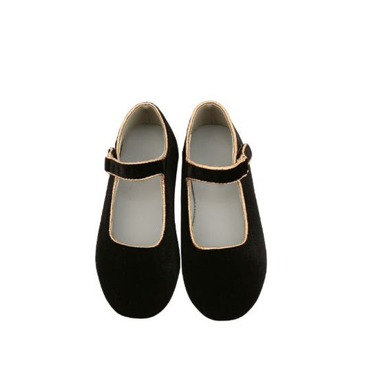 BEBEBEBE HOLIDAY 2025 Christmas velvet shoes (BLACK)